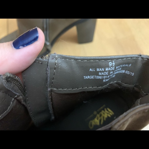 Grayish-brown Ankle booties. - Picture 3 of 5